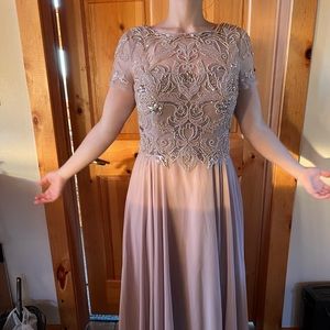 XScape Never Worn Chiffon Beaded Gown